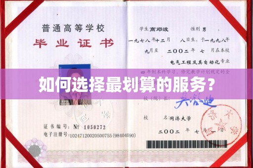 云龙如何选择最划算的服务？