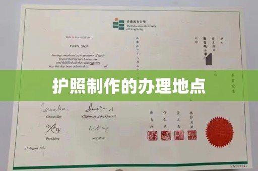 云龙护照制作的办理地点