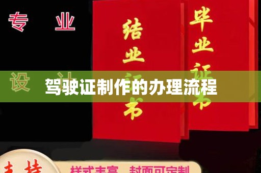 云龙驾驶证制作的办理流程