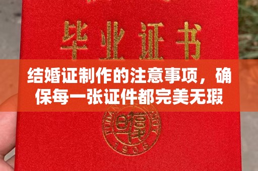 云龙结婚证制作的注意事项，确保每一张证件都完美无瑕