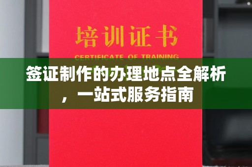 云龙签证制作的办理地点全解析，一站式服务指南