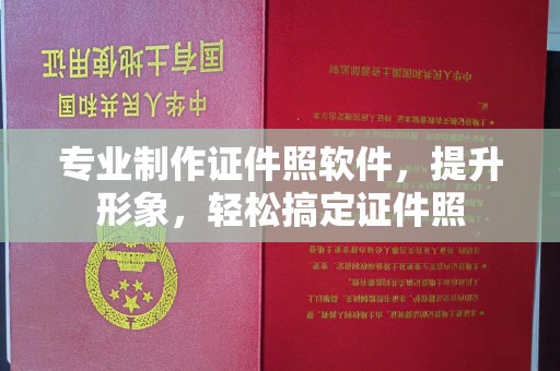 云龙专业制作证件照软件，提升形象，轻松搞定证件照