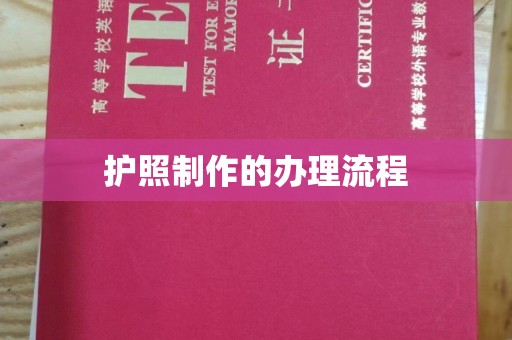 云龙护照制作的办理流程