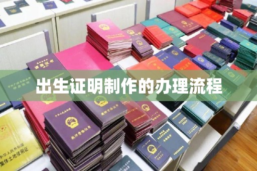 云龙出生证明制作的办理流程