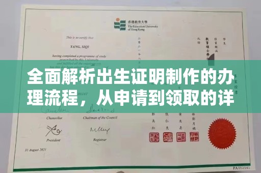 云龙全面解析出生证明制作的办理流程，从申请到领取的详细指南
